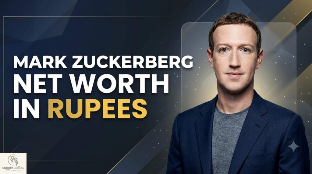 Mark Zuckerberg Net Worth in Rupees